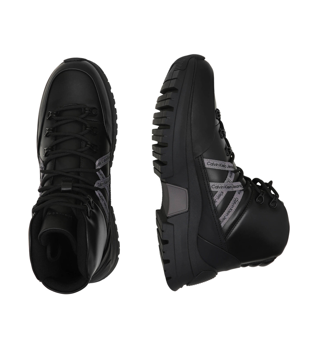 Кожаные кроссовки CALVIN KLEIN JEANS - черный(YM0YM00805)