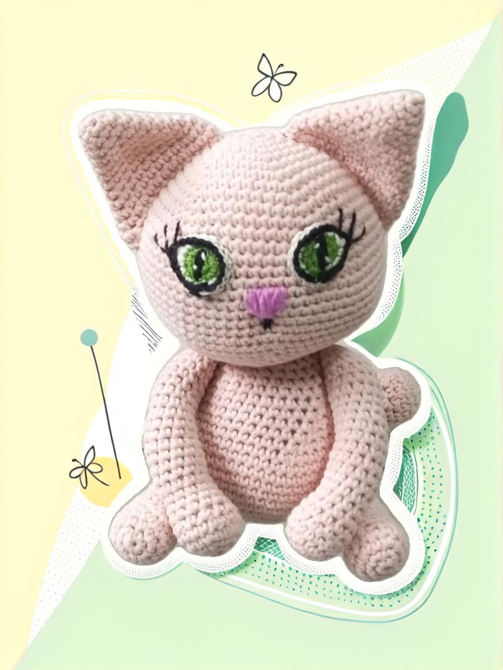 Мягкая игрушка Зайка Амигуруми