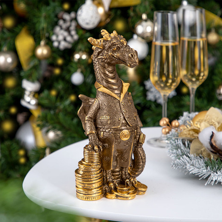 Статуэтка Дракон Франц Бронза