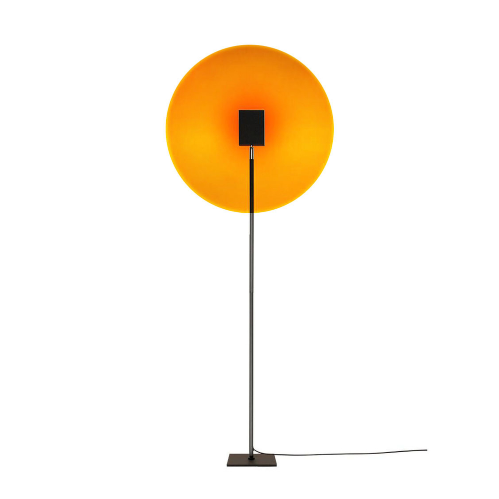 Floor design lamp Color Projector by Mandalaki Studio (yellow-Red)