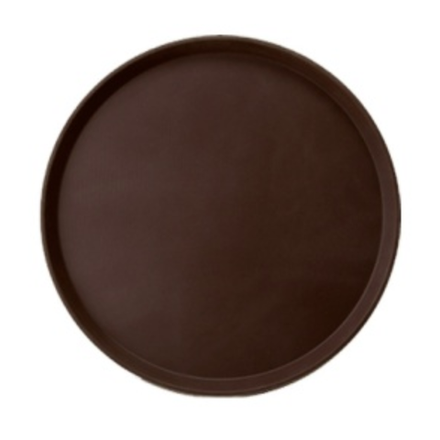 Поднос коричн. пластик. прорезин. D=40 см "P.L.-Bar Ware" 90001063