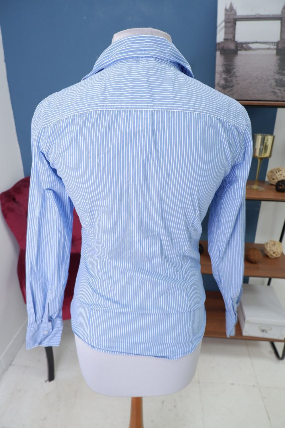 Рубашка Твоё в полоску 44 размер