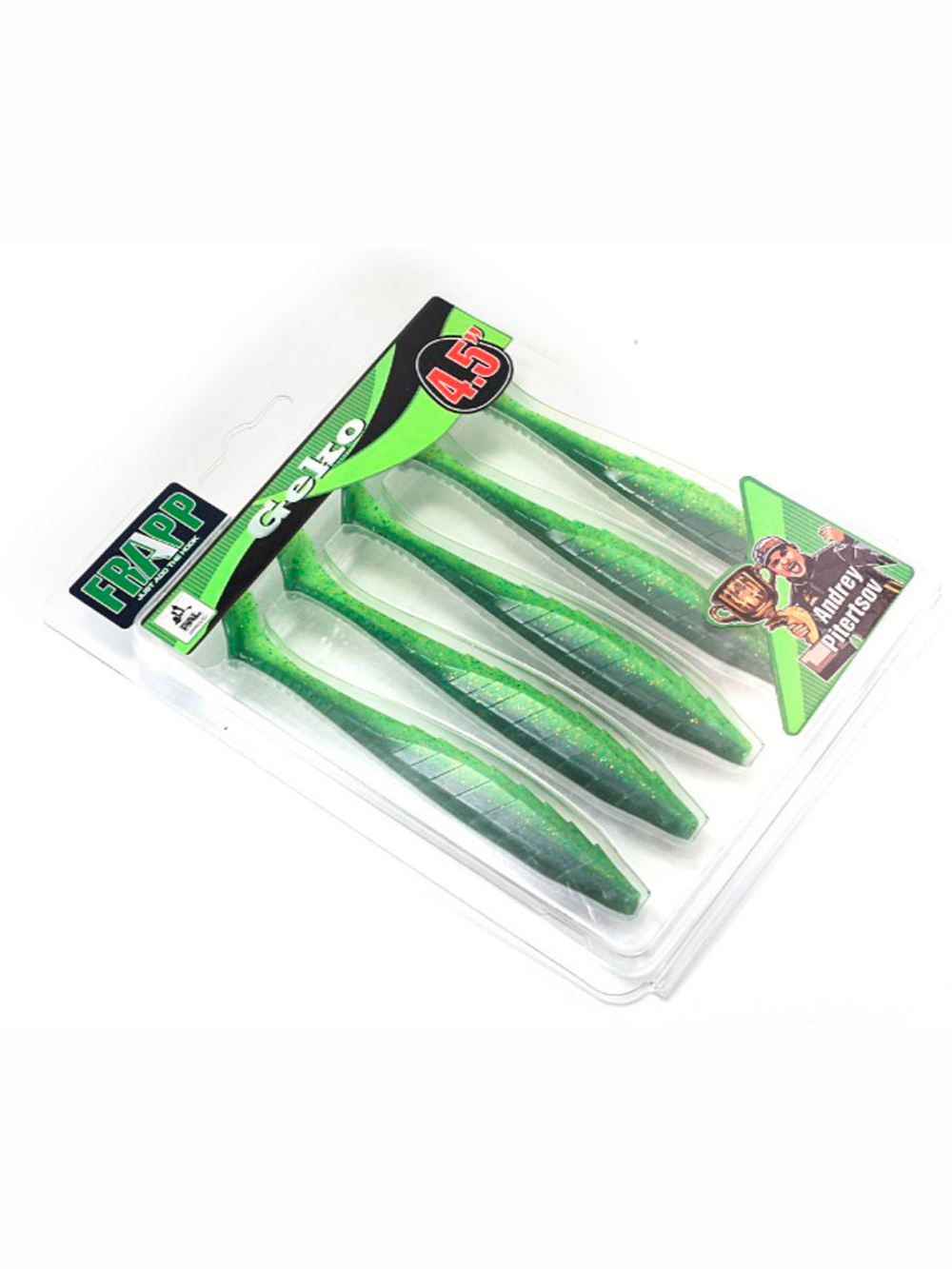 Приманка силиконовая Frapp Geko 4" #PAL08 (6 шт/уп)