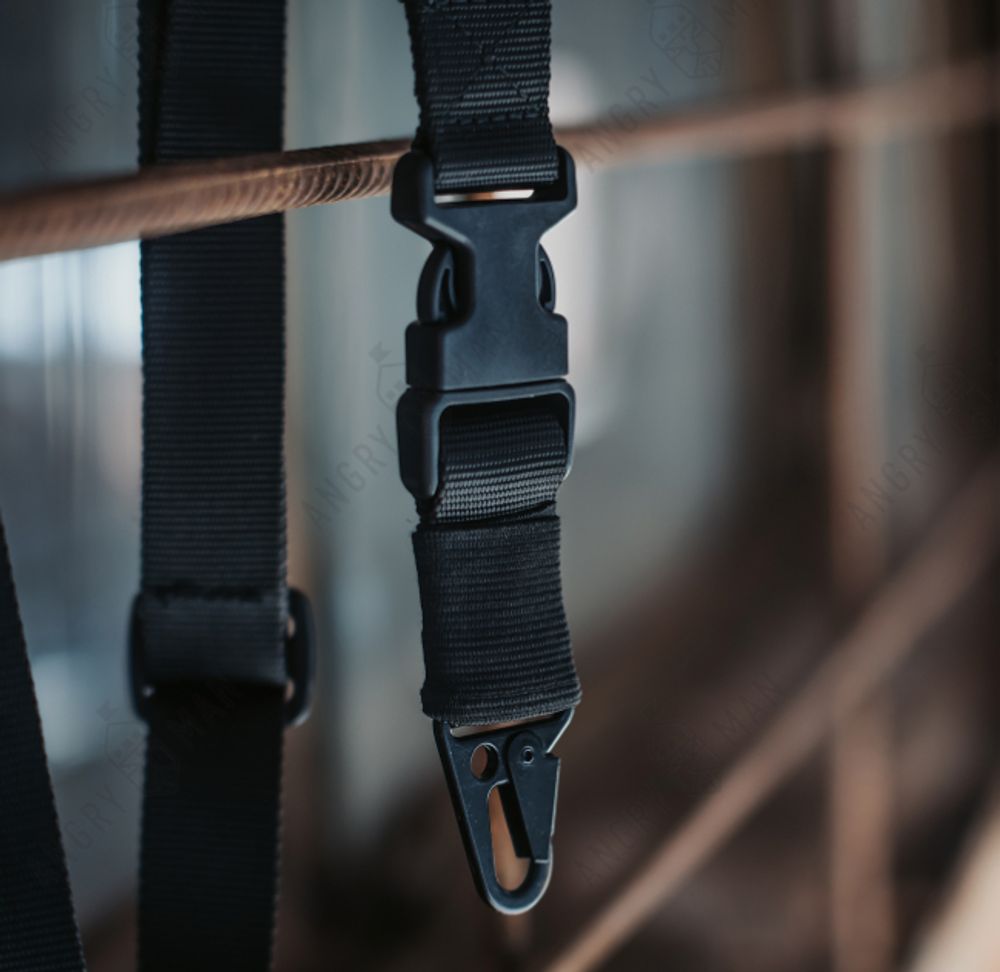 Тактический одноточечный ремень с карабином и амортизатором, K.Arma
