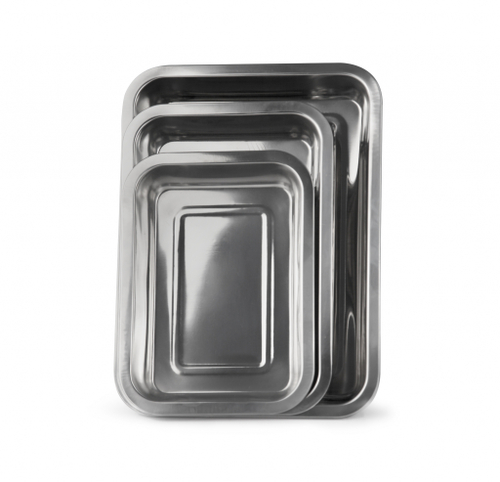 Лоток глубокий 270х200х48 мм нержавеющая сталь