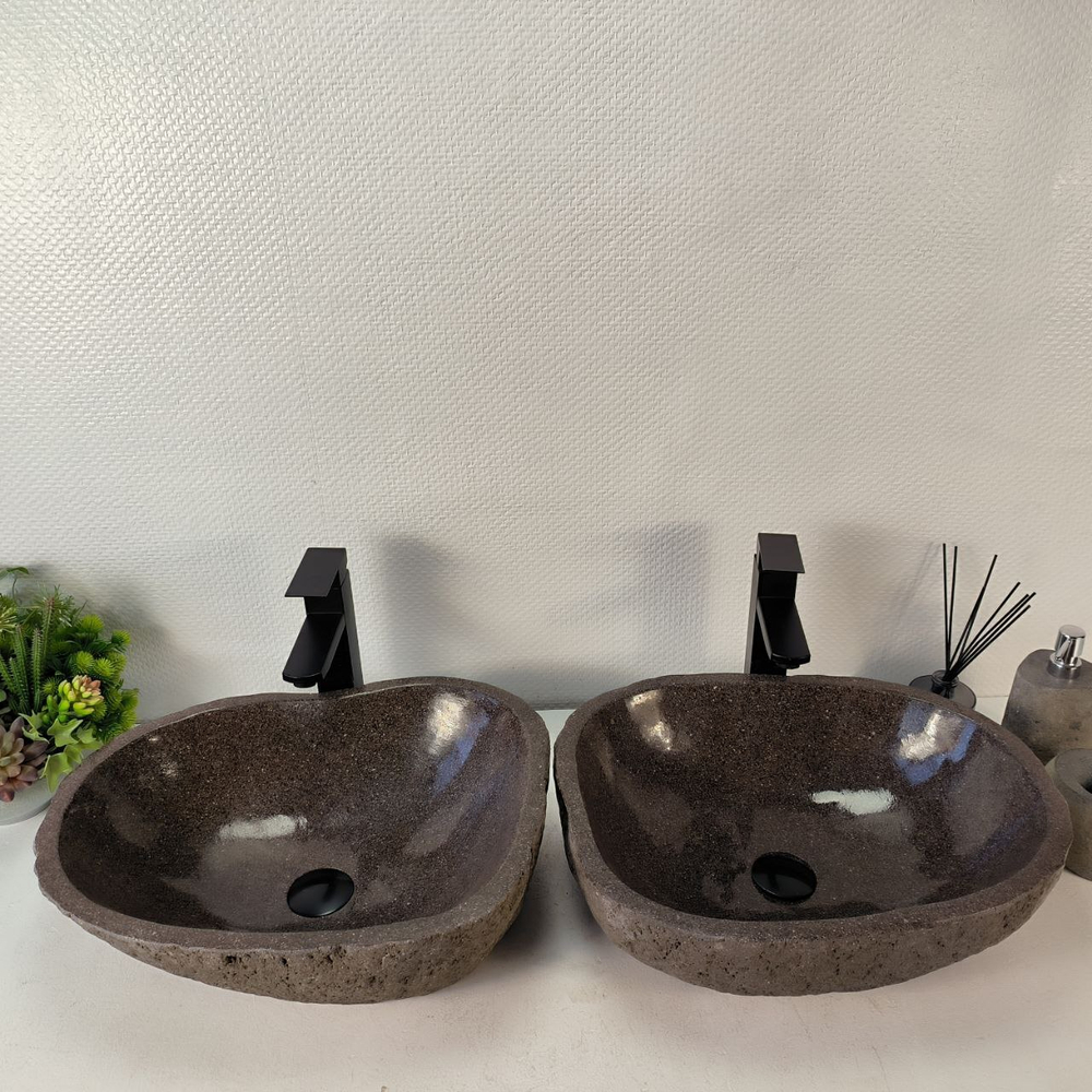 Раковина из речного камня ПАРА! RS-65358 49*39*15 0865