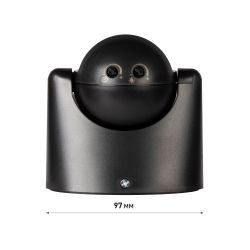 Датчик движения ЭРА MD 03 настенный инфракрасный 1200 Вт угол 180 градусов IP44, черный