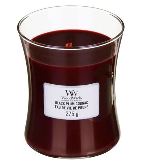 Сливовый коньяк, ароматическая свеча, WoodWick