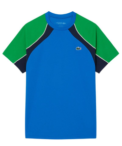 Теннисная футболка Lacoste Ultra Dry Colour-Block Tennis