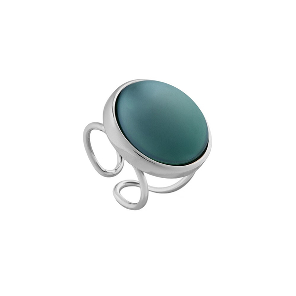 Кольцо Possebon Pearl Green Agate 16.5 мм K0948.17 G/S
