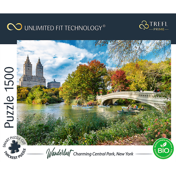 Puzzle "1500 UFT" - Charming Central Park, New York_FSC Mix 70%
