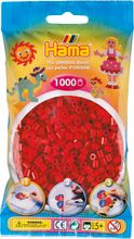 Hama Бусинки для термомозаики Midi темно-красные, 1000 шт. (207-22)