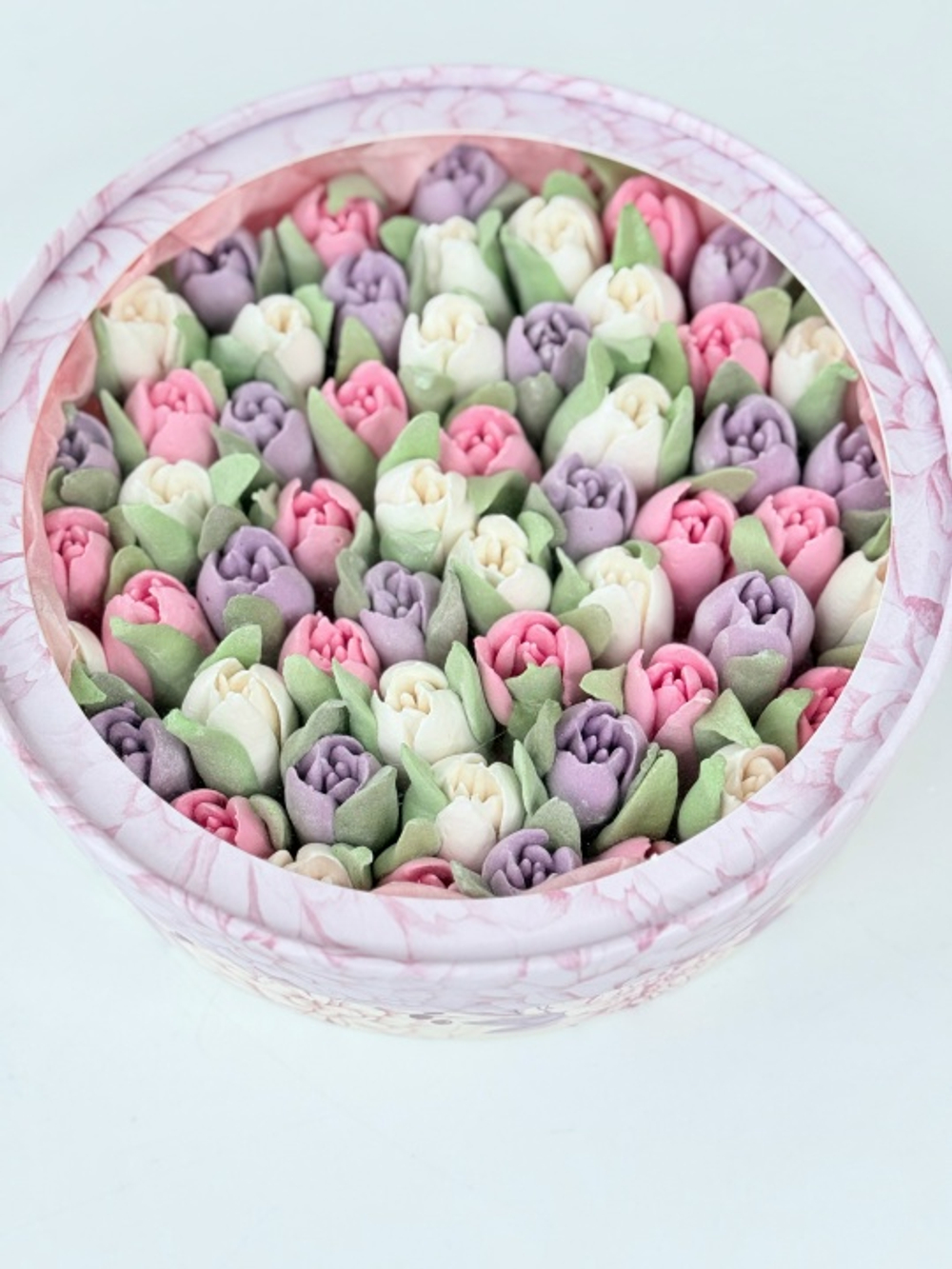 Коробка «Тюльпаны» 20 см