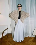 Куртка One Two Faux Fur Beige