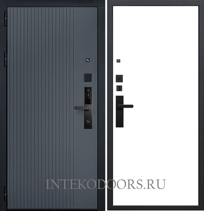 Шторм Графит F27 гладкая без рисунка