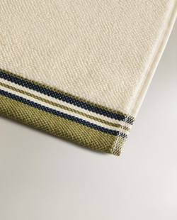 Zara Home Полотенце для лица и рук из хлопка, слоновая кость · 2542/013