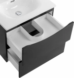 Тумба с раковиной BelBagno MARINO-CER-N-600-2C-SO-NL-P Nero Lucido