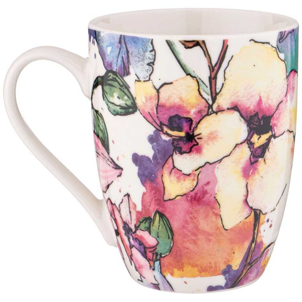 КРУЖКА "ОРХИДЕЯ" 360 МЛ (КОР=36 ШТ) 12*8,6*10,8СМ