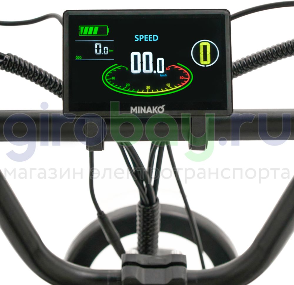Электровелосипед Minako APEX (48V/20Ah) - Чёрный фото №8