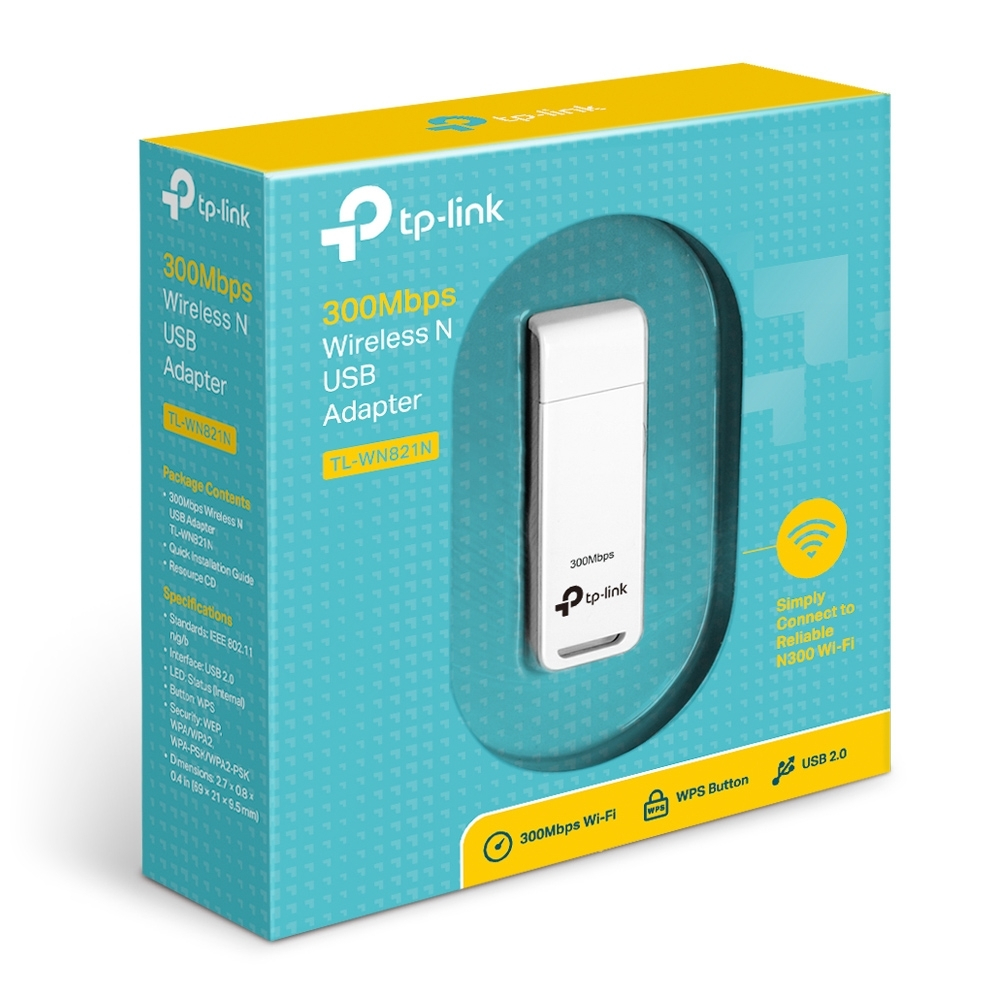 Wi-Fi адаптер TP-Link TL-WN821N USB 300mbps