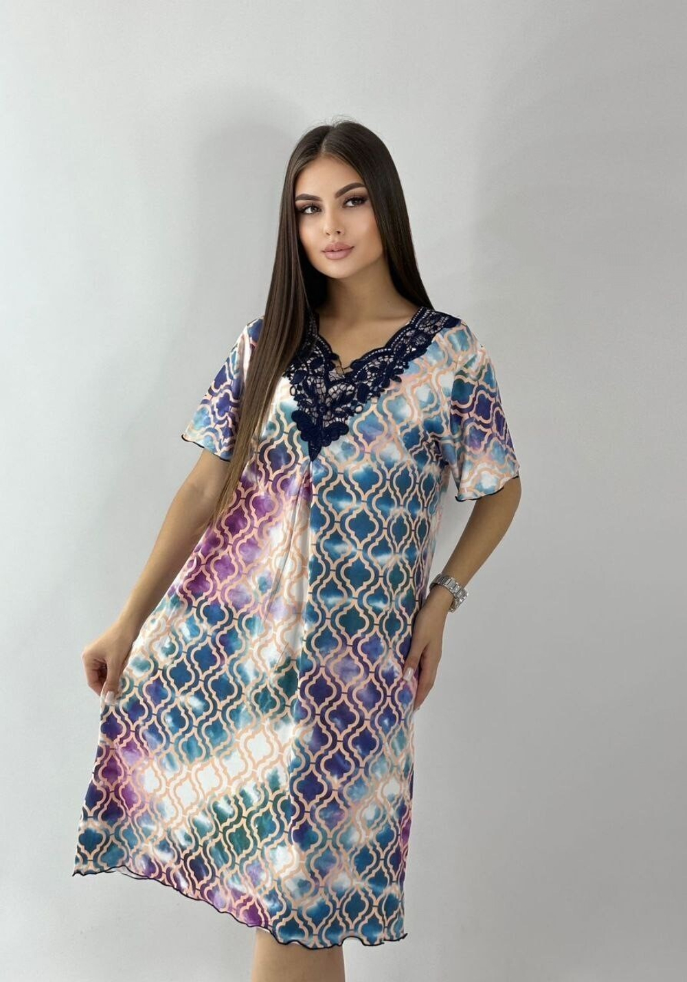 [m]Сорочка к/р Е0007