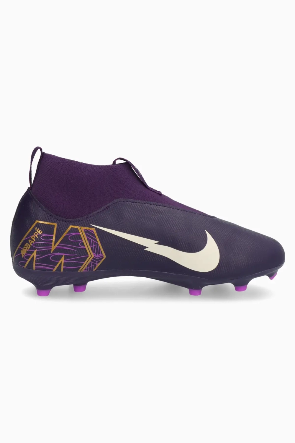 Бутсы Nike Zoom Mercurial Superfly 10 Academy Mbappe FG/MG Junior - фиолетовый