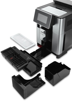 Кофемашина Delonghi Primadonna Soul ECAM610.55.SB 1450Вт черный/серебристый