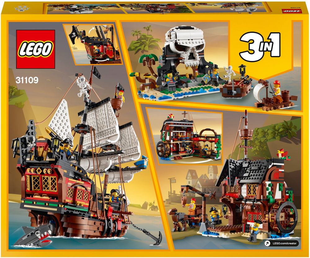 Конструктор LEGO Creator 31109 Пиратский корабль