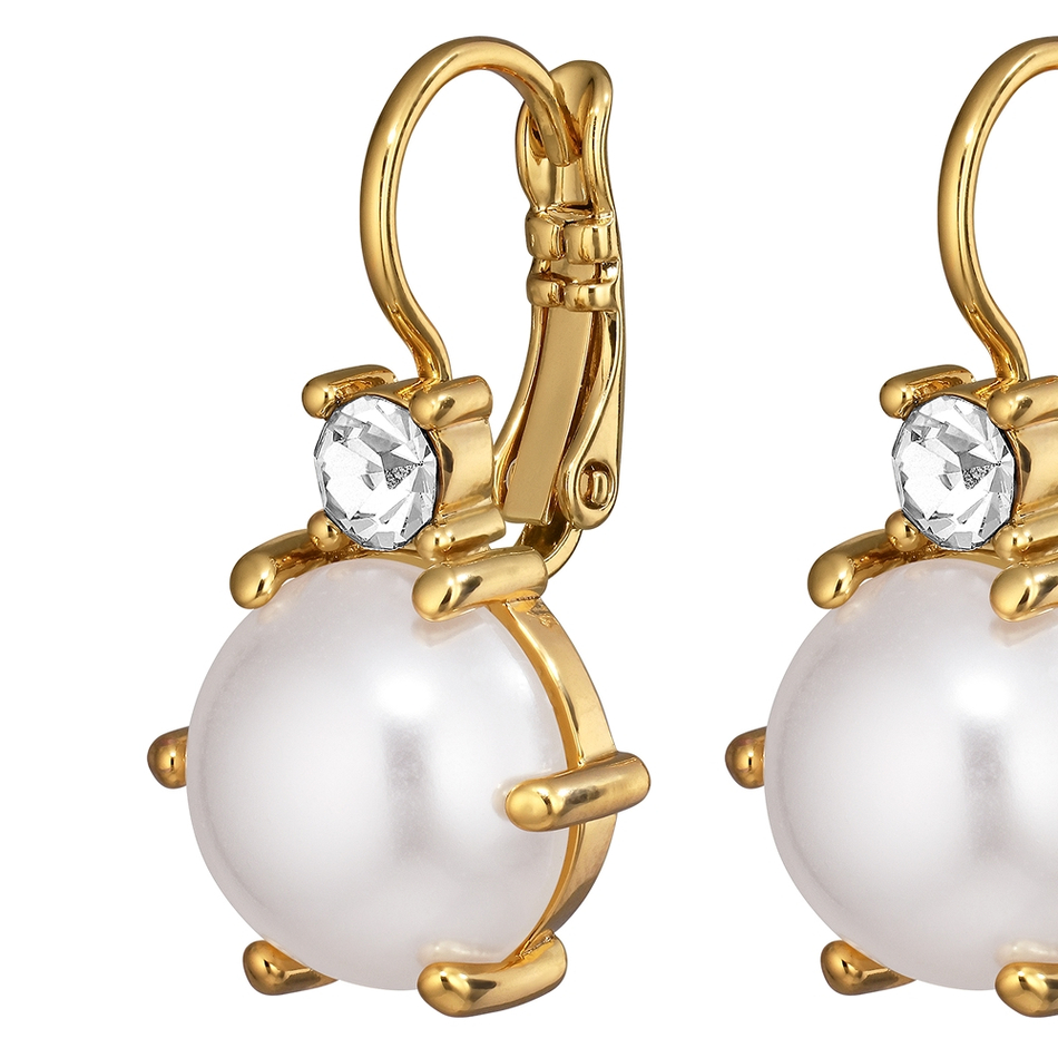 Серьги Dyrberg Kern BEGONIA SG WHITE PEARL 460040
