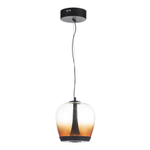 SL6014.413.01 Светильник подвесной ST-Luce Черный/Коричневый, Черный LED 1*17W 3000K RIPPLE