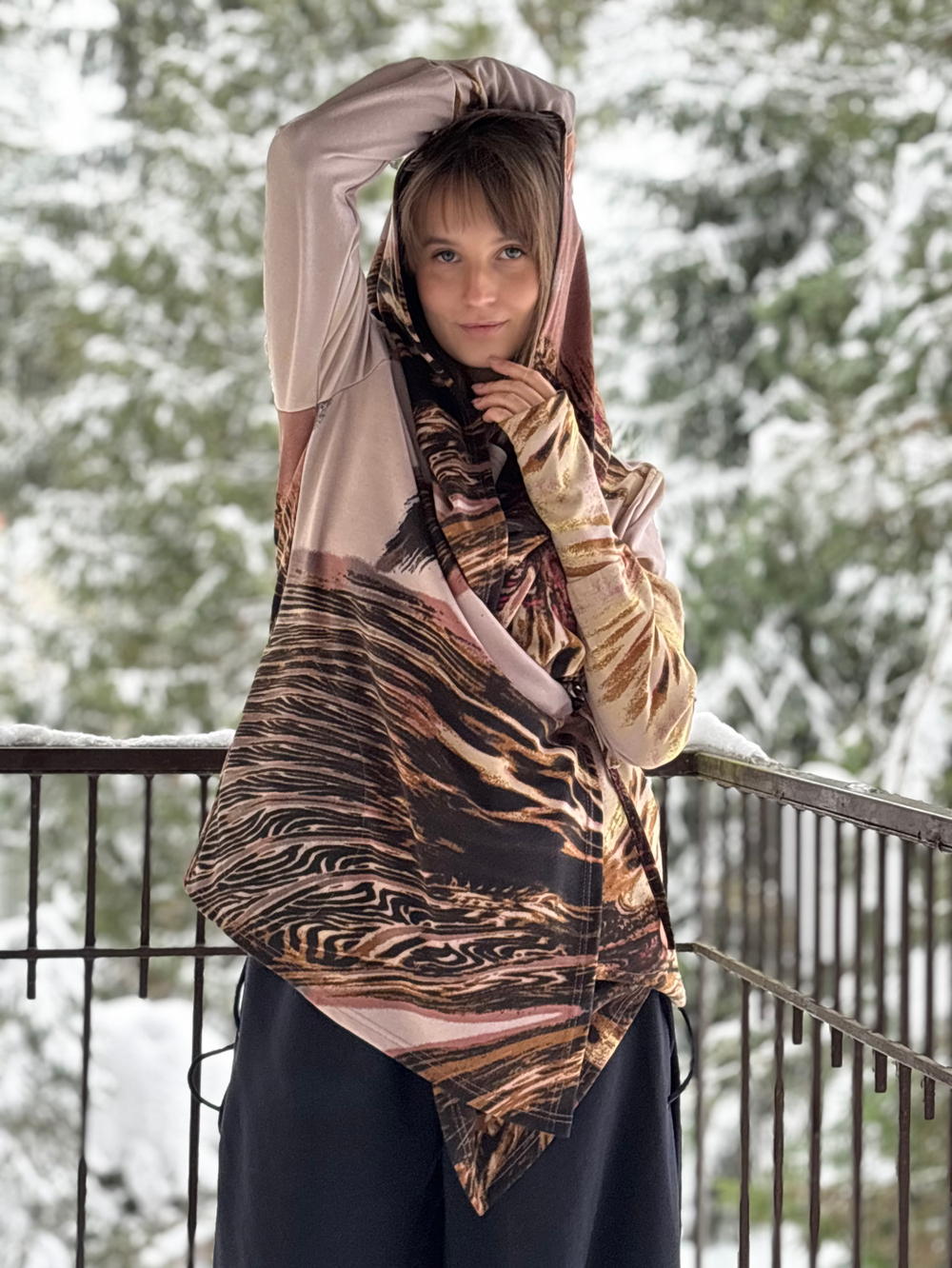 Мантия + Майка / пустынная акварель