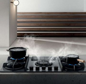 Варочная панель со встроенной вытяжкой ELICA NIKOLATESLA FLAME GR/A/88