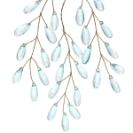 Ветка декоративная «Волшебство ночи» 20 см, Голубой