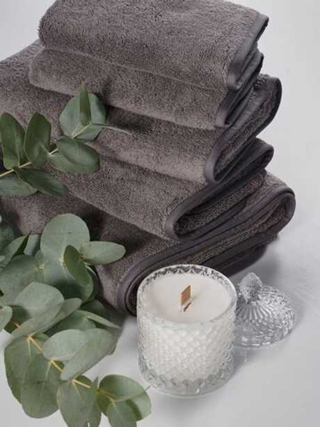 Набор полотенец 5шт Claire Batiste Atelier Ile темный серо-коричневый