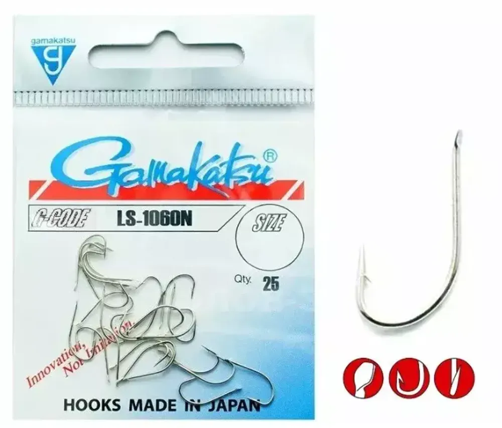 Крючок Gamakatsu Hook LS-1060N