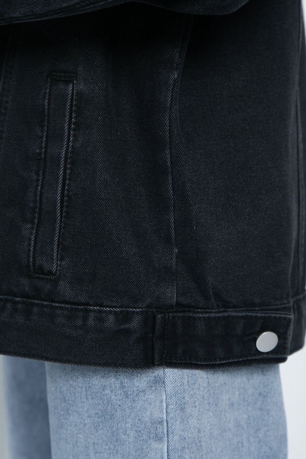 Жакет джинсовый Оклахома (черный) Б11268 LT Collection