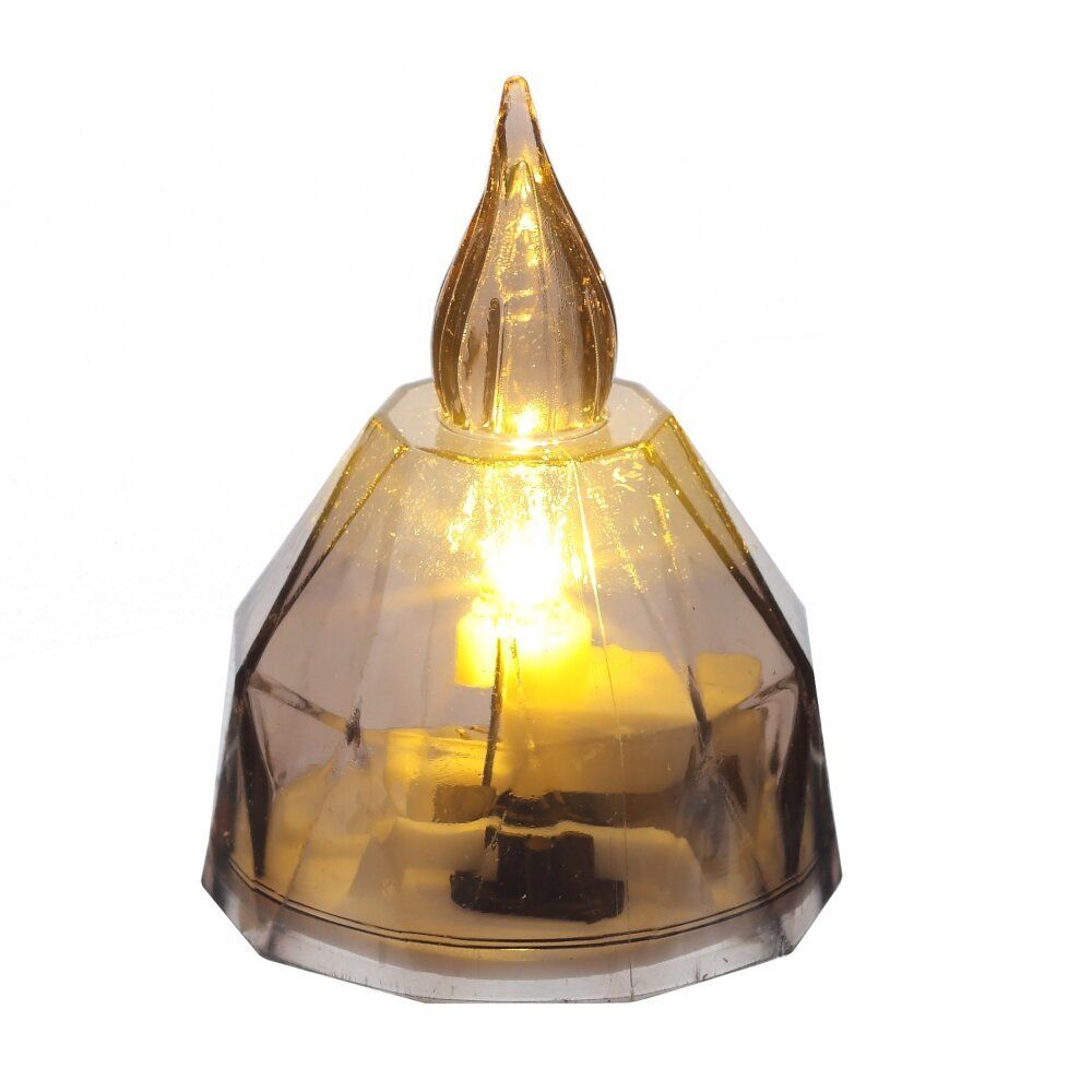 GAEM Изделие декоративное "Свеча" (подсветка, 3xLR41) (блок микс 24шт), D 3.5 см, L3,5 W3,5 H5 см, 3в.