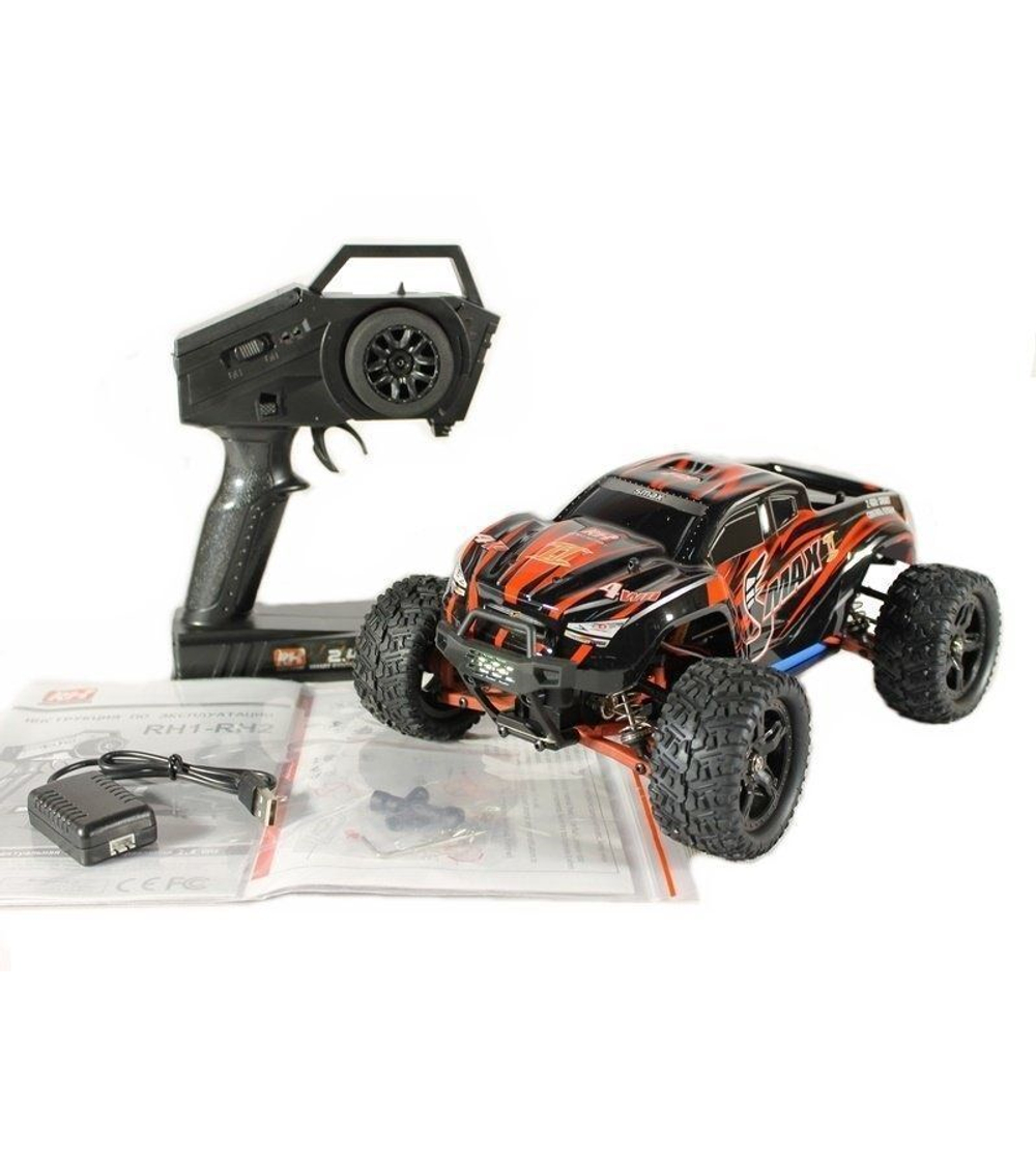 Радиоуправляемый монстр Remo Hobby SMAX UPGRADE V2.0 (красный) 4WD 2.4G 1/16 RTR