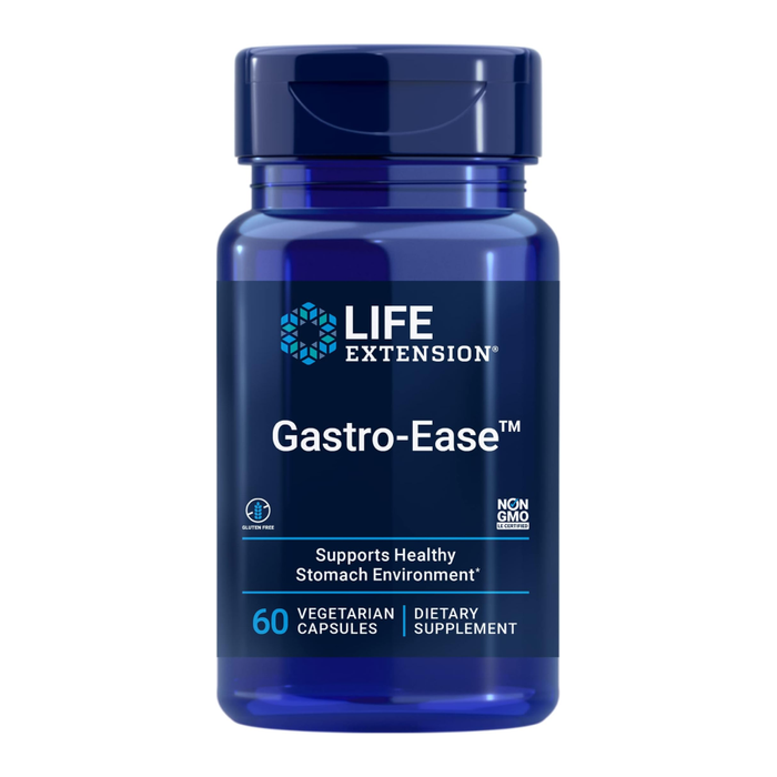 Добавка для поддержки пищеварения, Gastro-Ease, Life Extension, 60 вегетарианских капсул