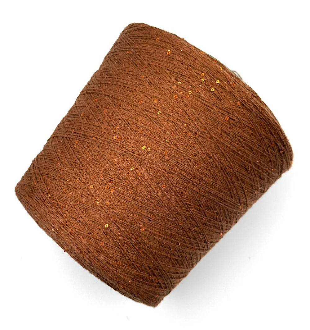 Кариаджи сток для куч. Шелк 100% + микропай 800 м в 100 г медно-коричневый