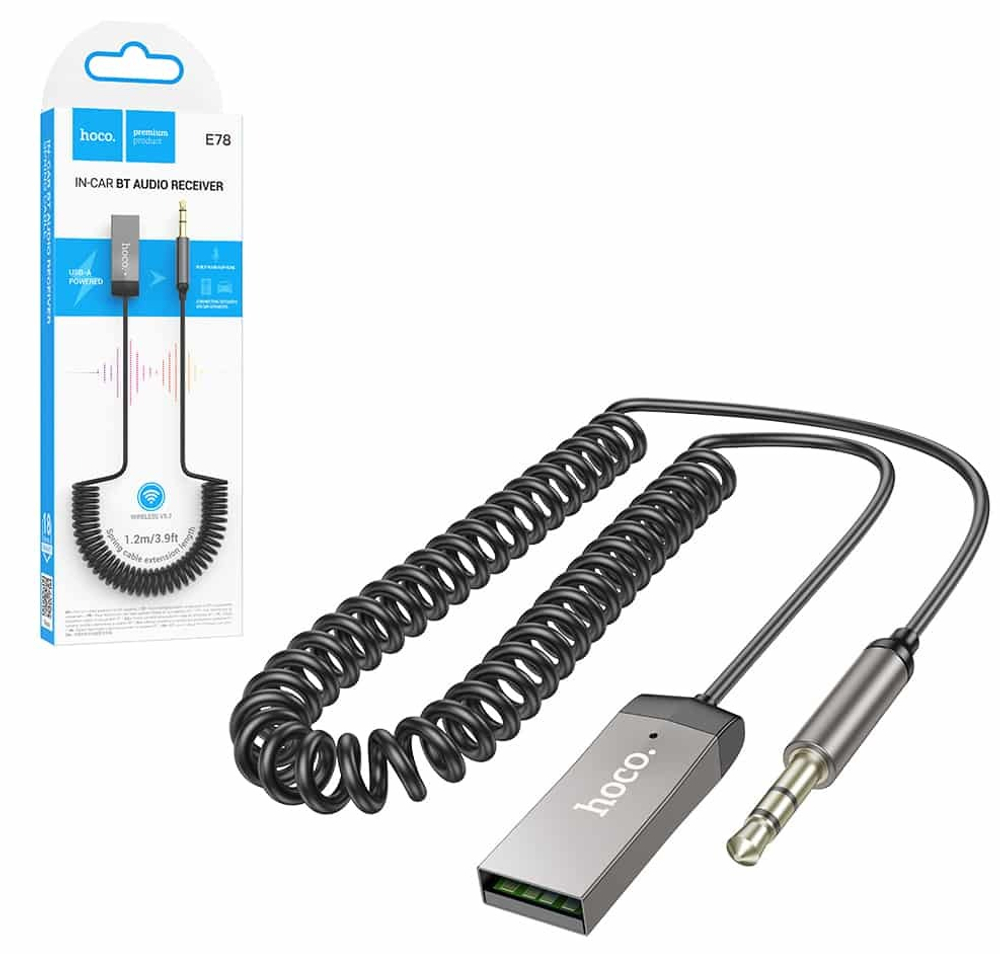 Bluetooth Aux адаптер HOCO E78
