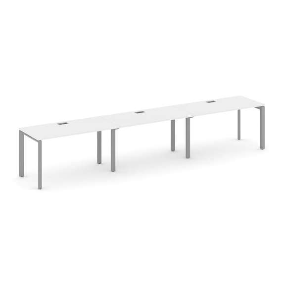 Style Project Рабочая станция односторонняя SN-59P.ORS-041 Белый/Металл Серый/Серебро Заглушка 2940*