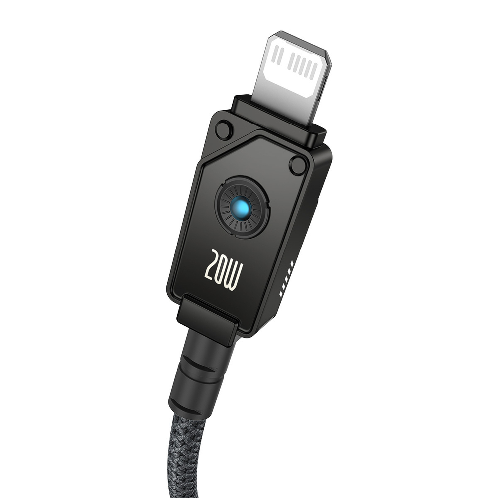 Lightning Кабель Baseus Unbreakable Fast Charging Data Cable Type-C to iP 20W - Cluster Black