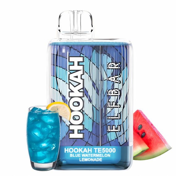 ELFBAR HOOKAH ТЕ5000 - Blue Watermelon Lemonade (0.5% nic)