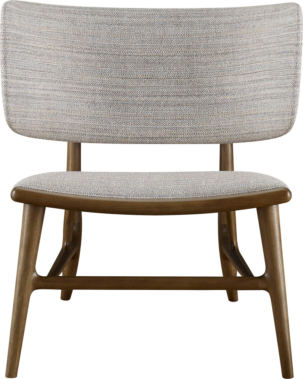 Кресло McGuire Hana Lounge Chair (Upholstered Back)