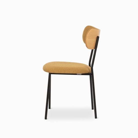 Обеденный стул Marla желтая ткань