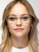 Прозрачная оправа для очков с диоптрией