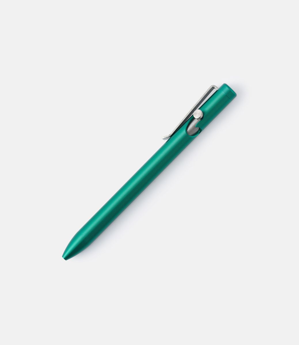Tactile Turn Aluminum Bolt Action Pen Green — ручка из алюминия