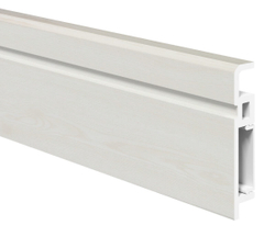 Напольный плинтус ПВХ Foresta Aviv Дуб Беленый FA 001 2000х70х13 мм