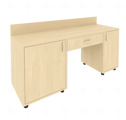 Столс 2-мя тумбами и бортиком Light С-СТ-170